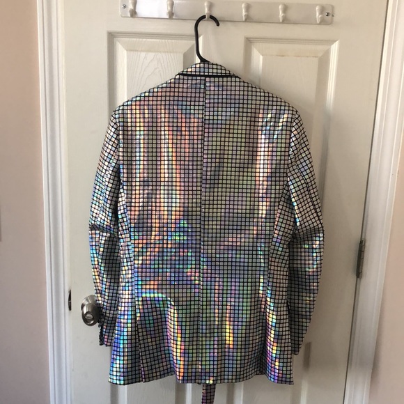 Amazing Opposuits Discoballer suit with matching pants, tie, and jacket! - Picture 3 of 9